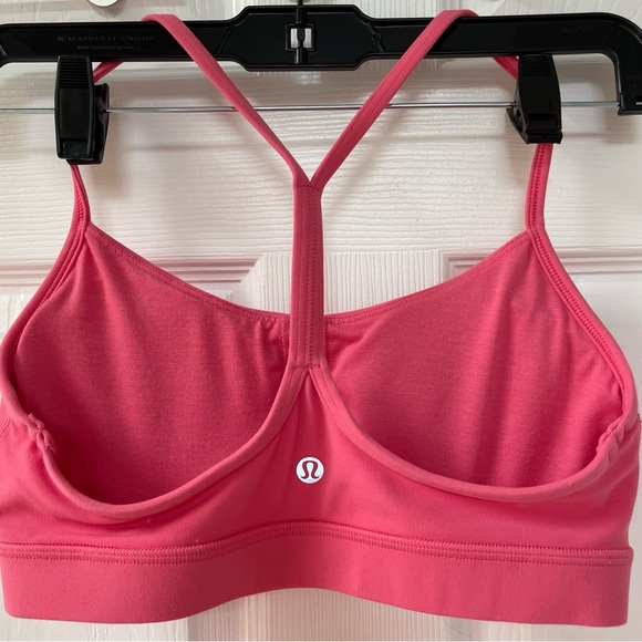 Lululemon Flow Y Bra Nulu, Size 8, Guava Pink - Picture 4 of 7